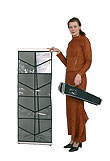      L-Brochure stand A4x8  4